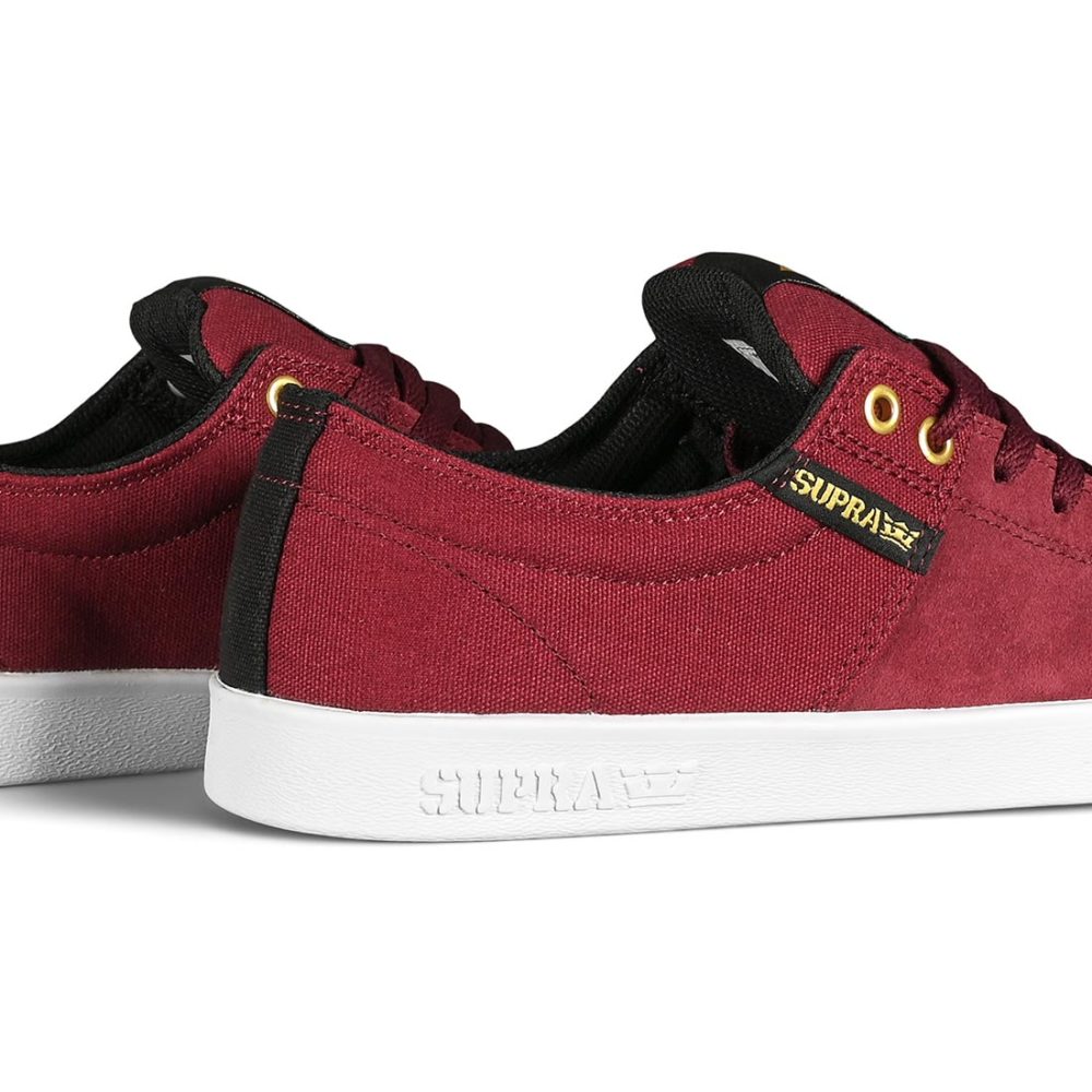 Supra Stacks II Skate Shoes - Wine / White