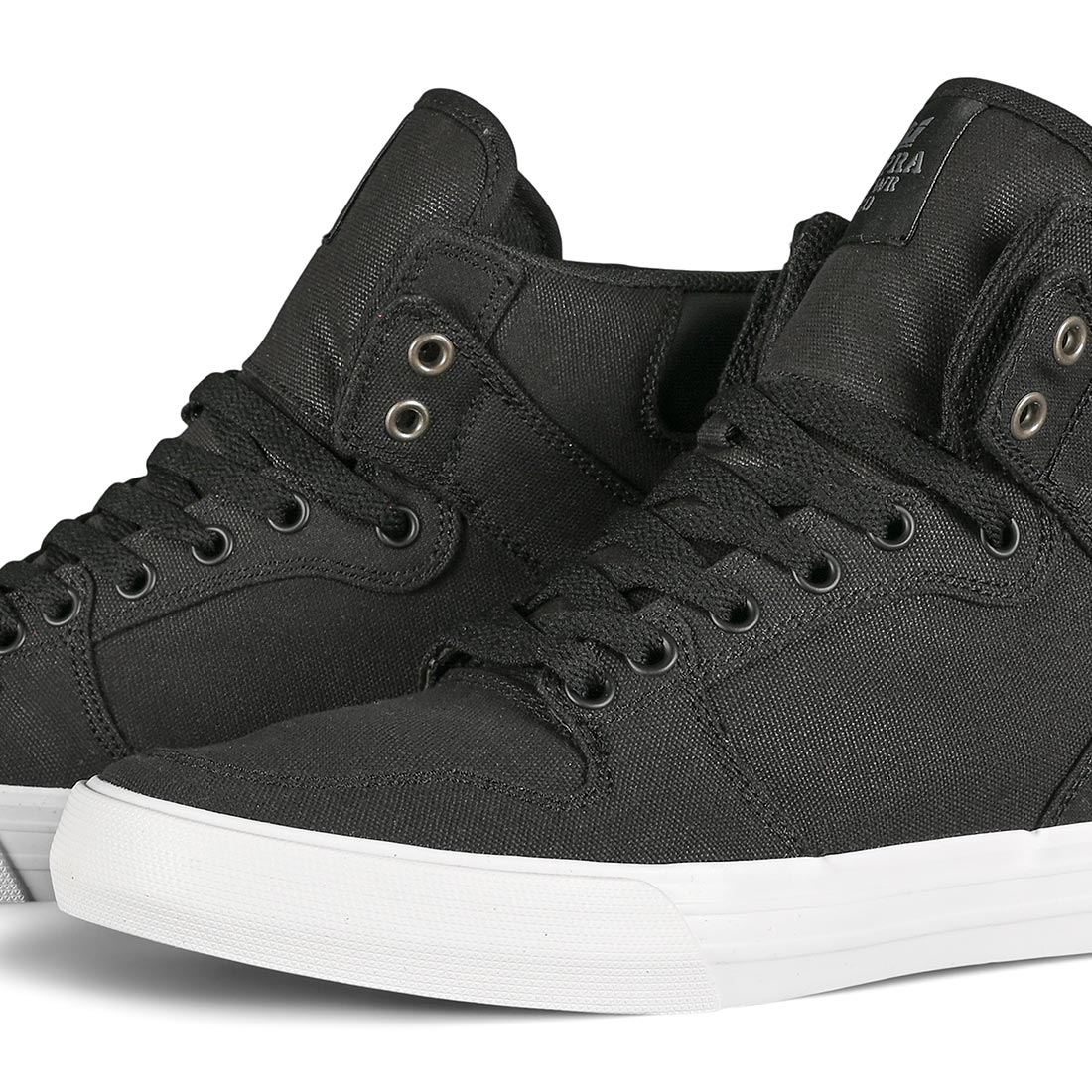 Supra Vaider High-Top Shoes - Black 