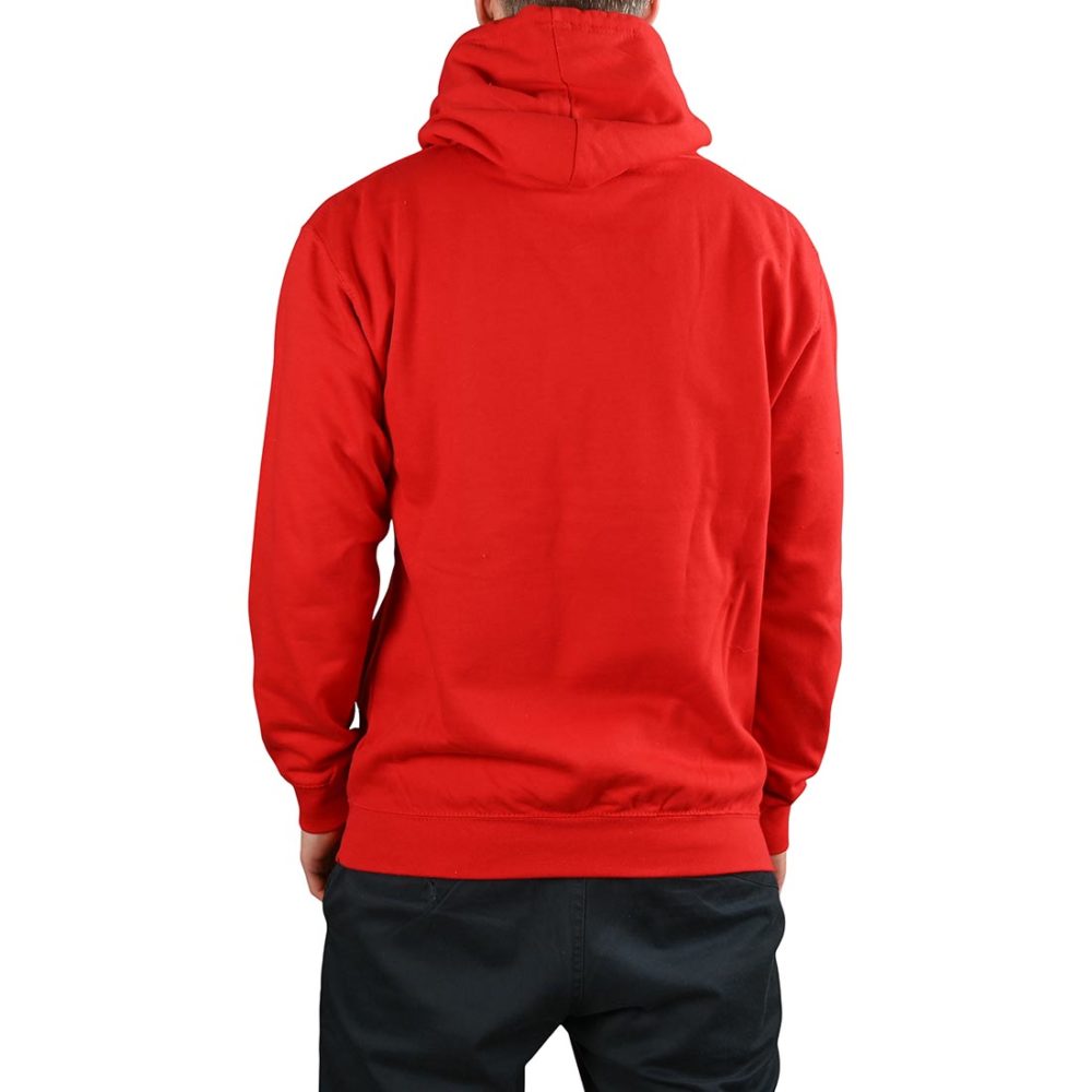 Zero Army Pullover Hoodie - Red / White