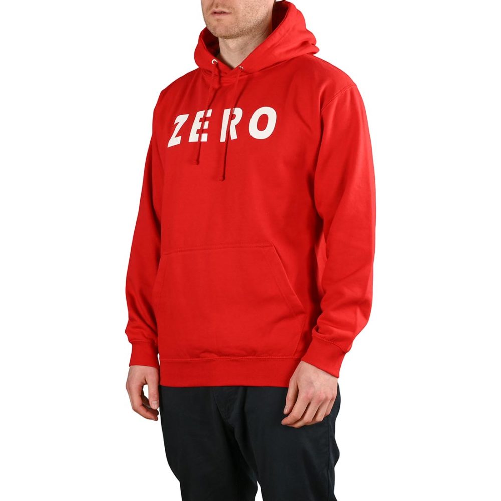 Zero Army Pullover Hoodie - Red / White