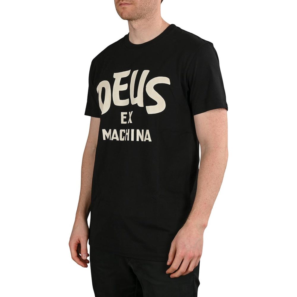 Deus Ex Machina Curvy S/S T-Shirt - Black