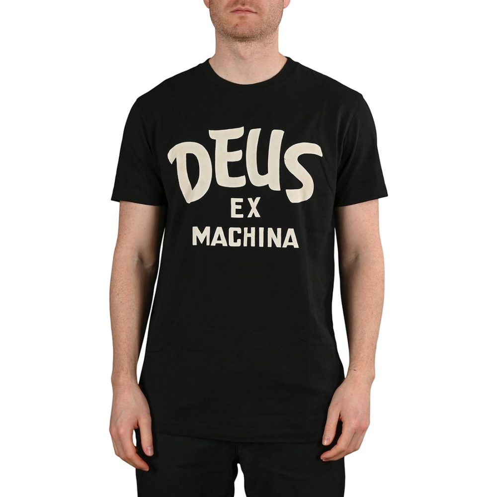 Deus Ex Machina Curvy S/S T-Shirt - Black