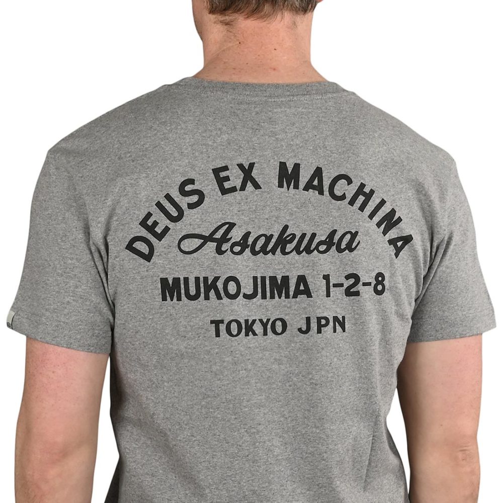 Deus Ex Machina Tokyo Address S/S T-Shirt - Grey Marle