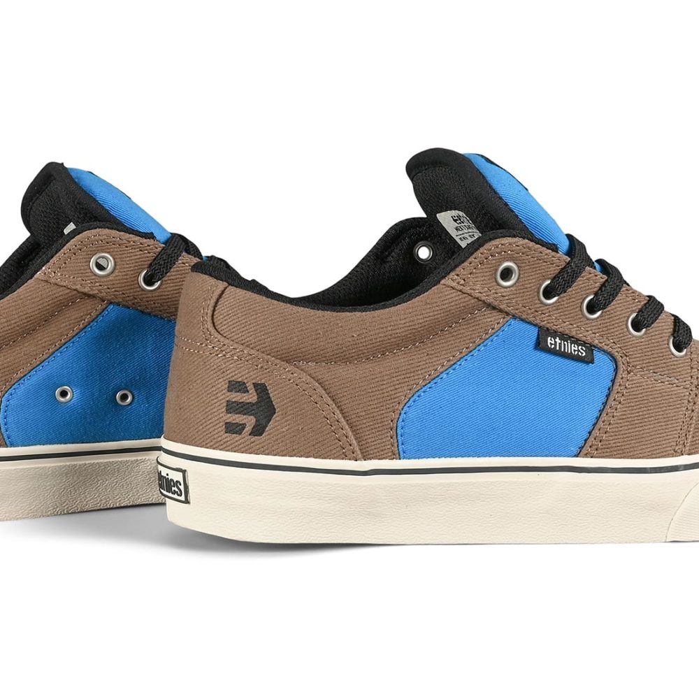 Etnies Barge Preserve Skate Shoes - Brown / Blue