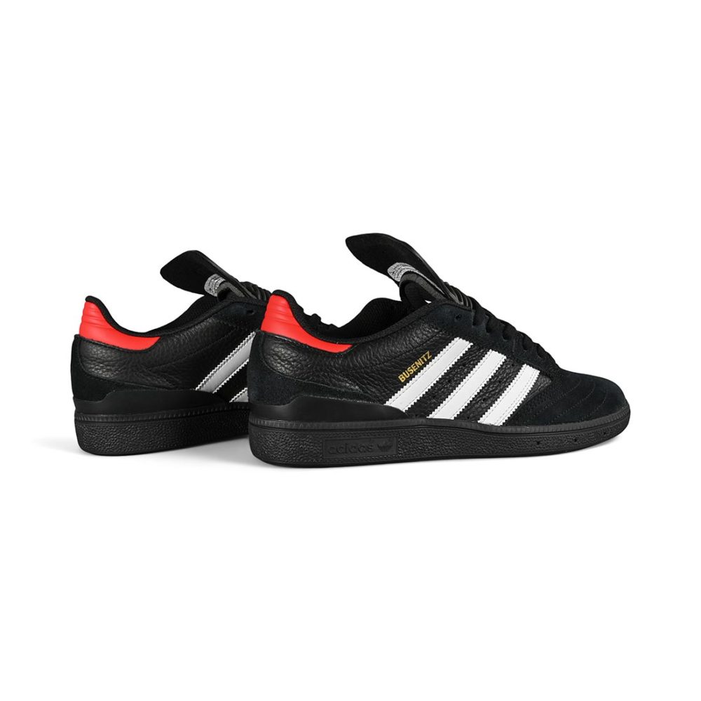 Adidas Busenitz Skate Shoes - Core Black/Core White/Vivid Red