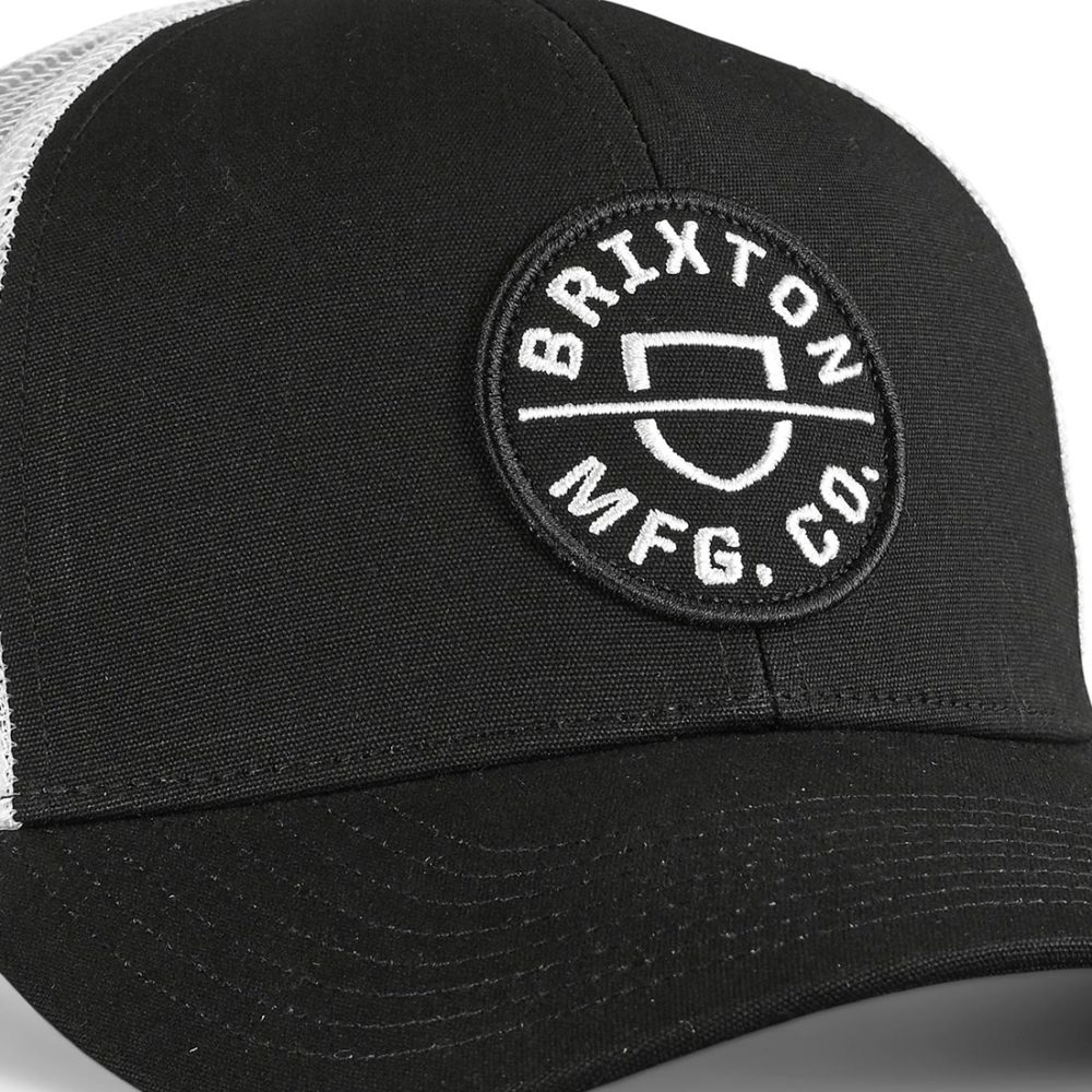 Brixton Crest X MP Mesh Back Trucker Cap - Black