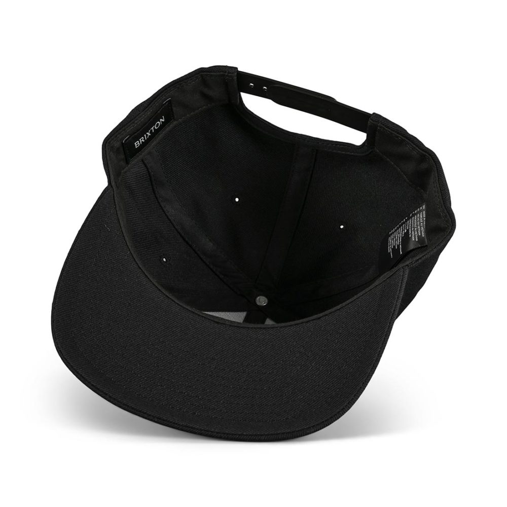 Brixton Oath III Snapback Cap - Black