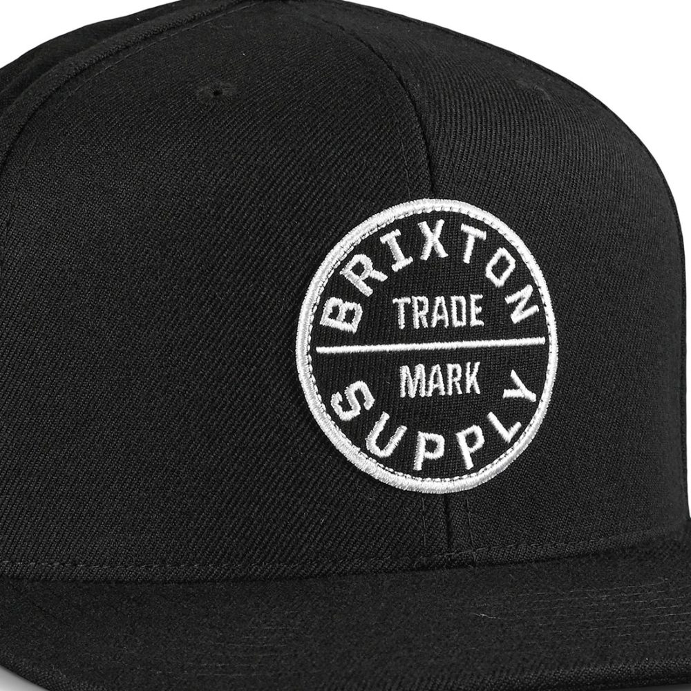 Brixton Oath III Snapback Cap - Black