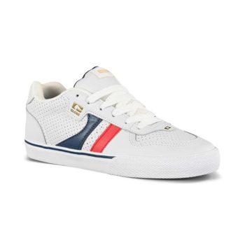 Globe Encore 2 Skate Shoes - White/Blue/Red