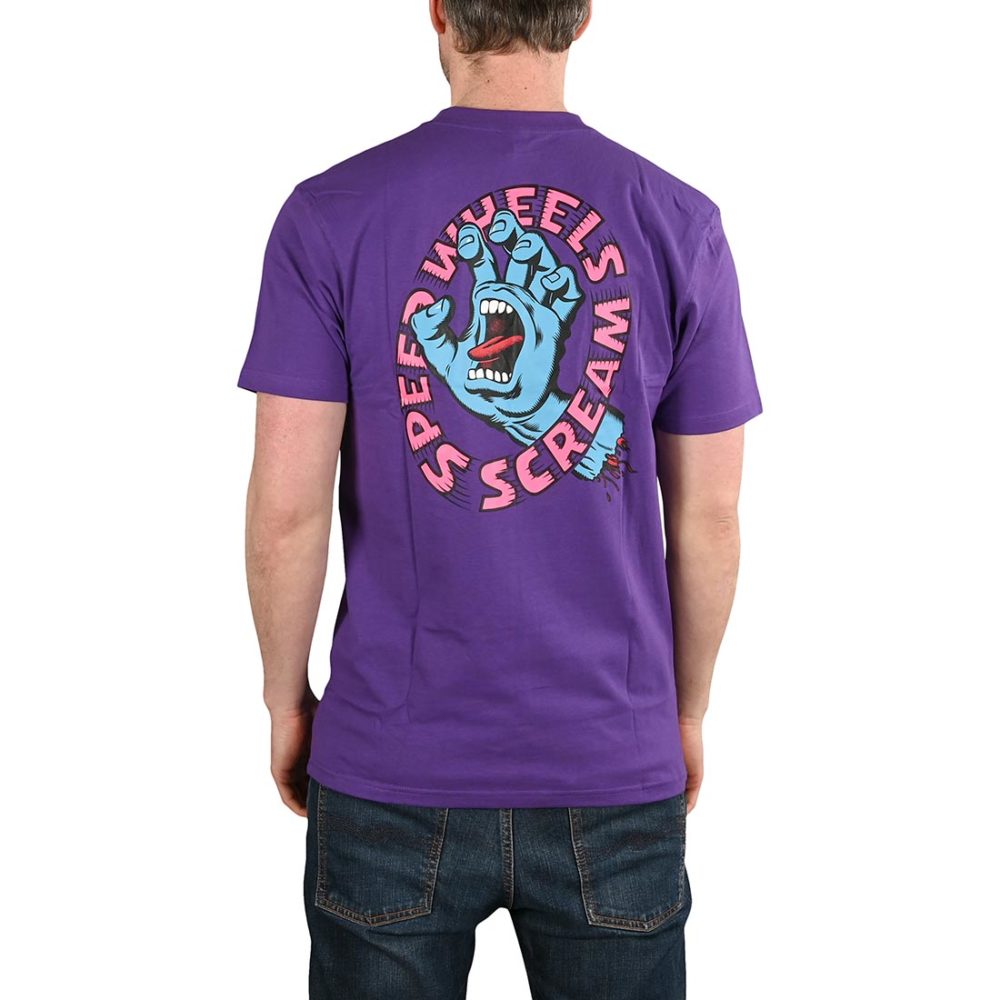 Santa Cruz Screaming Hand Scream S/S T-Shirt - Purple