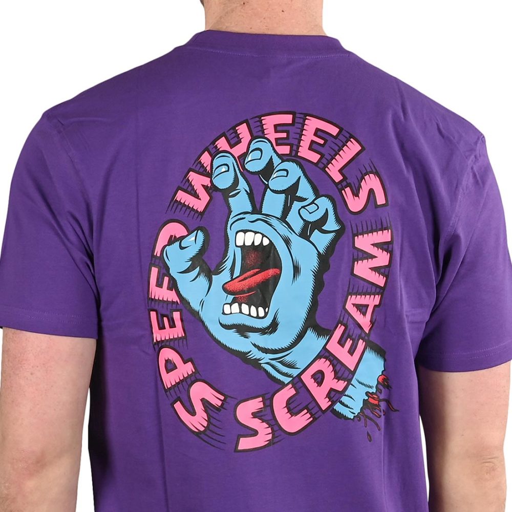 Santa Cruz Screaming Hand Scream S/S T-Shirt - Purple