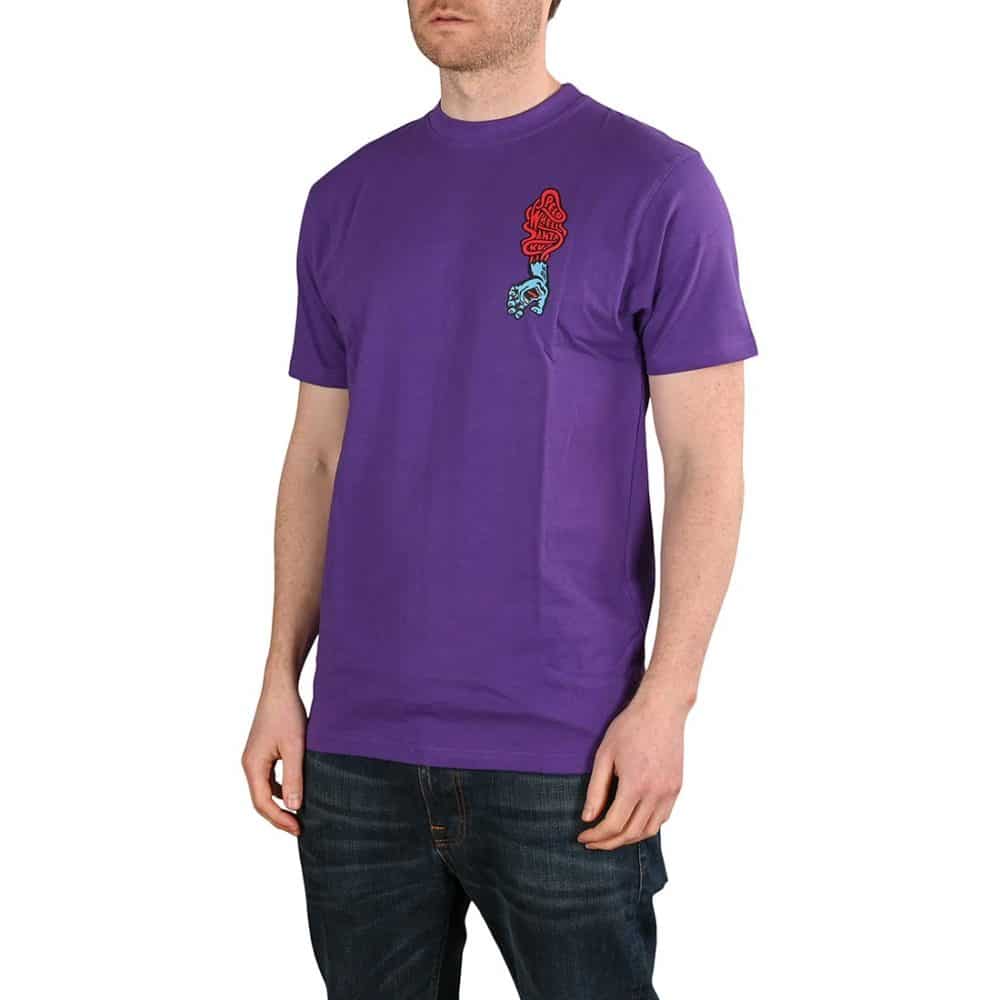 Santa Cruz Screaming Hand Scream S/S T-Shirt - Purple