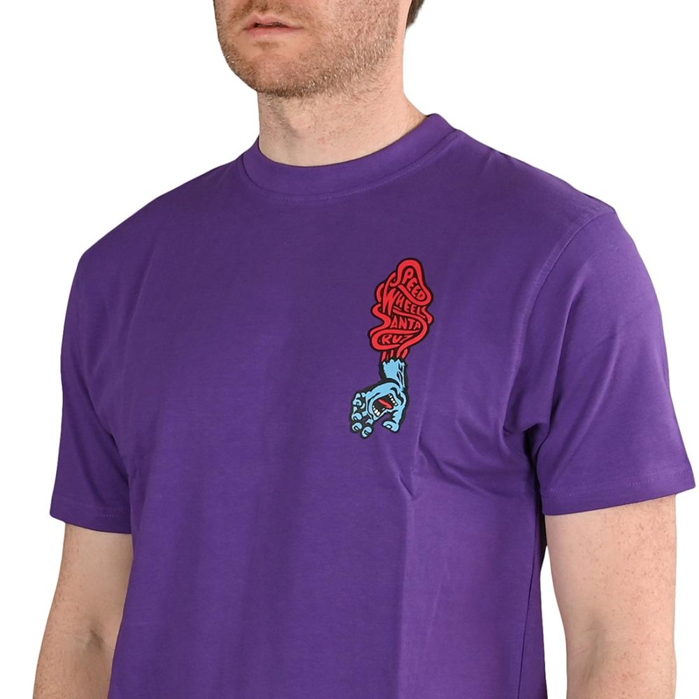 Santa Cruz Screaming Hand Scream S/S T-Shirt - Purple