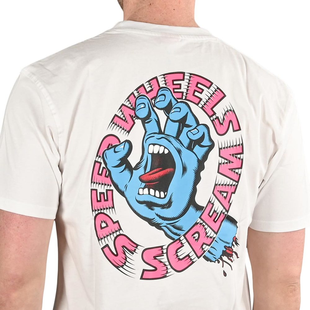 Santa Cruz Screaming Hand Scream S/S T-Shirt - White