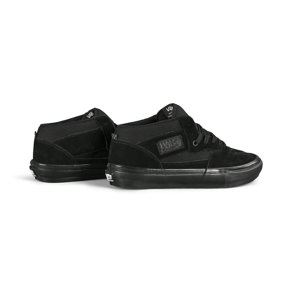 Vans Half Cab Pro Skate Shoes - Black / Black