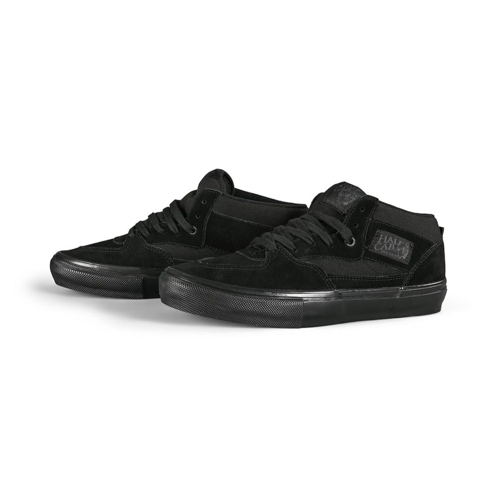 Vans Half Cab Pro Skate Shoes - Black / Black