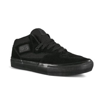 Vans Half Cab Pro Skate Shoes - Black/Black