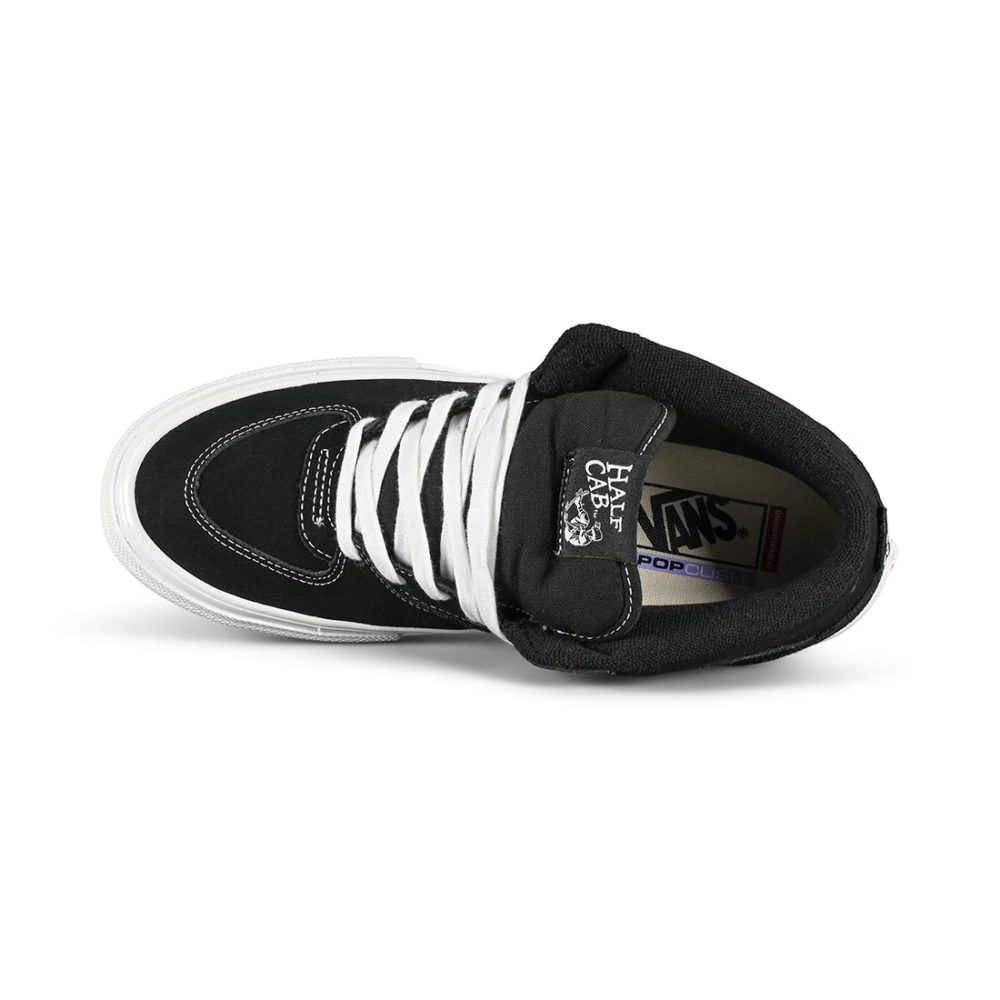 Vans Half Cab Skate Shoes - Black/White
