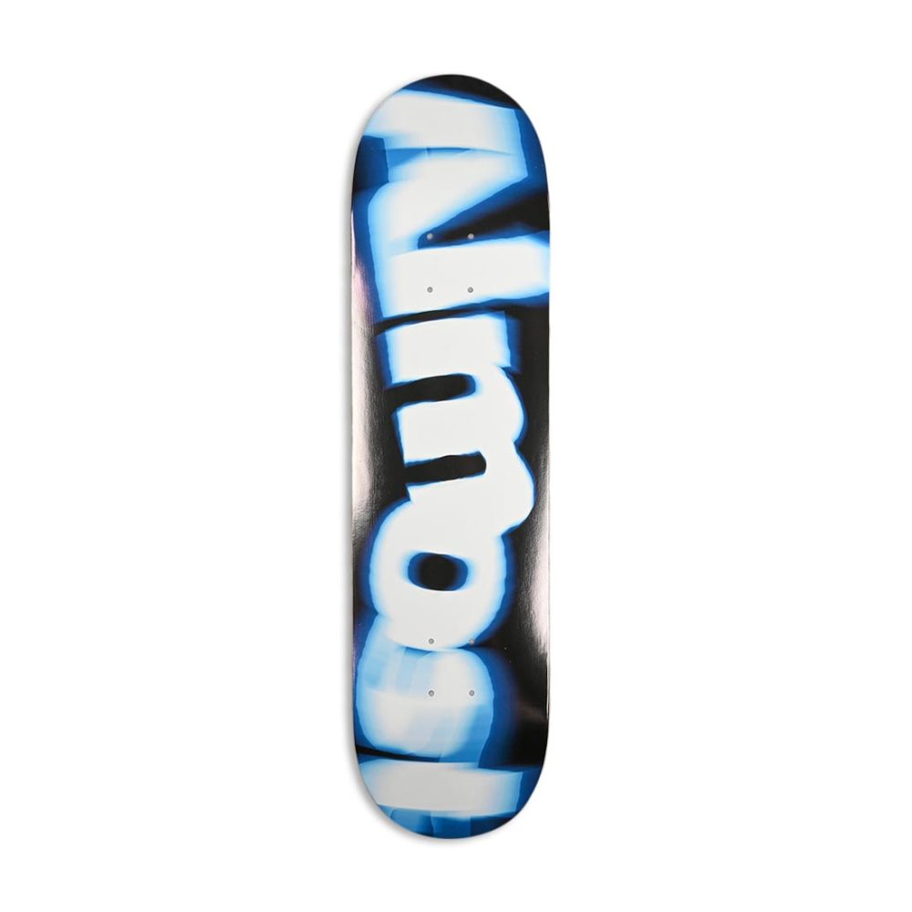 Almost Spin Blur Logo HYB 8" Skateboard Deck - Blue