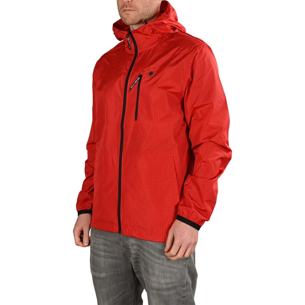 DC Dagup Ripstop Windbreaker Jacket - Racing Red