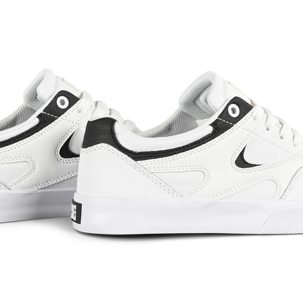 DC Kalis Vulc Skate Shoes - White / Black