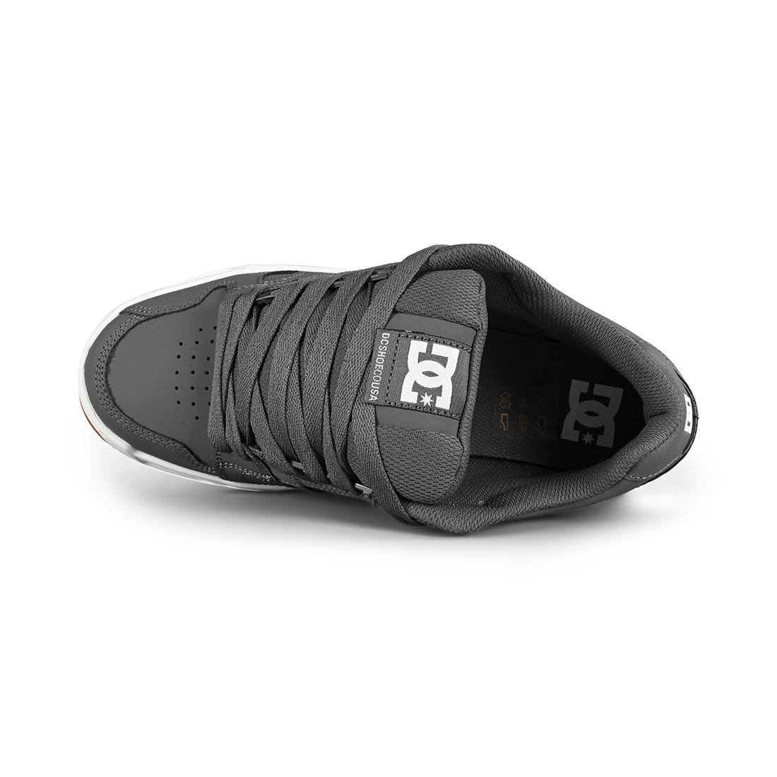 DC Stag Skate Shoes - Grey/Gum - - Supereight