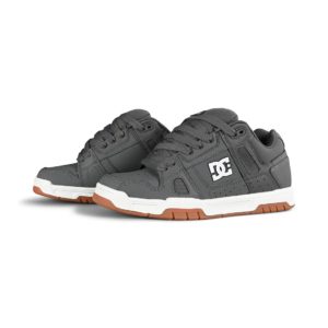 DC Stag Skate Shoes - Grey/Gum - - Supereight
