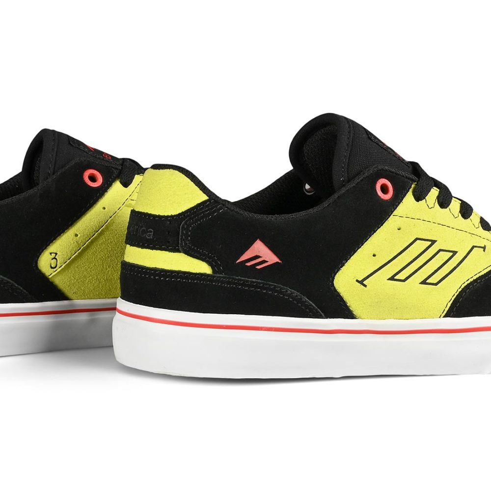 Emerica The Low Vulc Skate Shoes - Black / Green