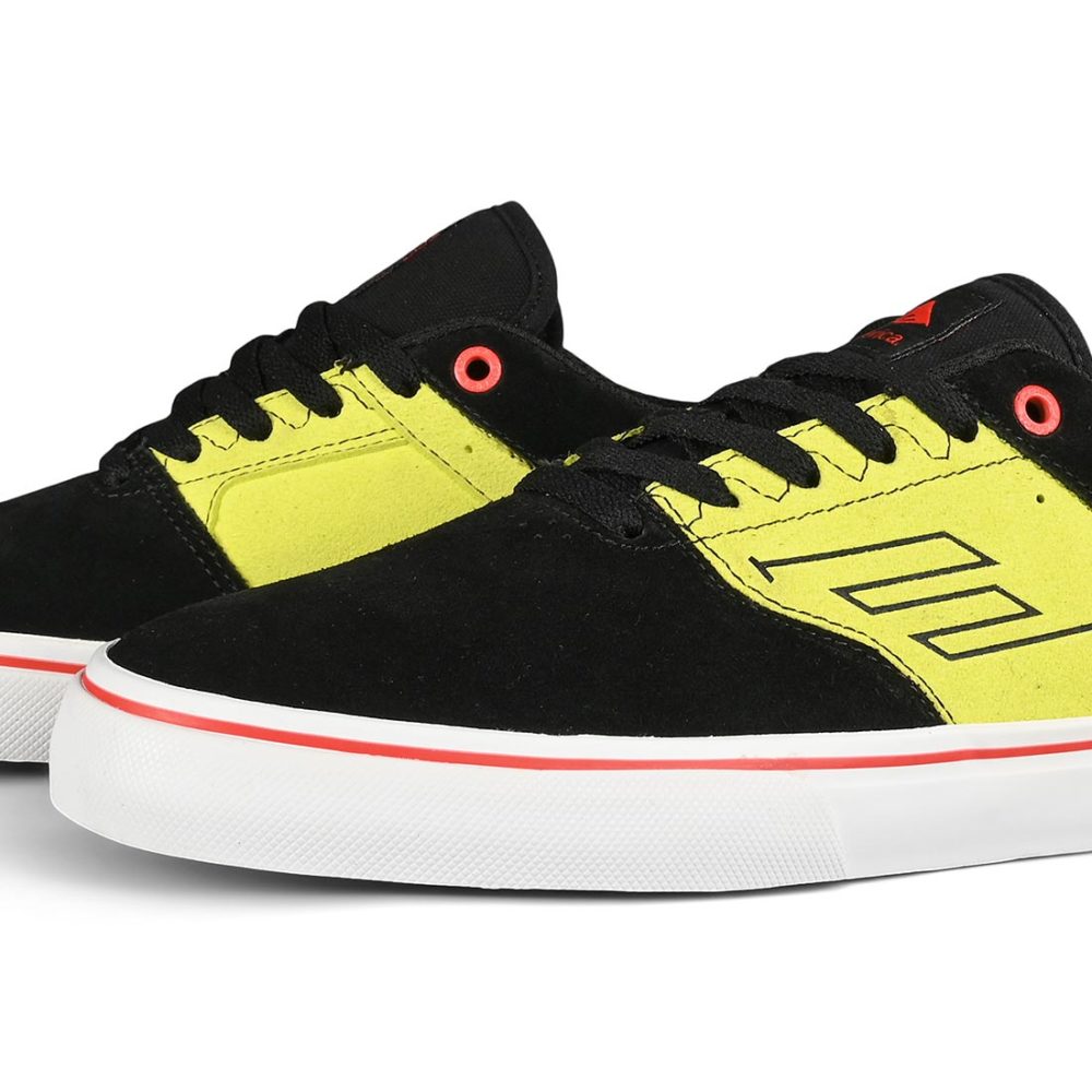 Emerica The Low Vulc Skate Shoes - Black / Green