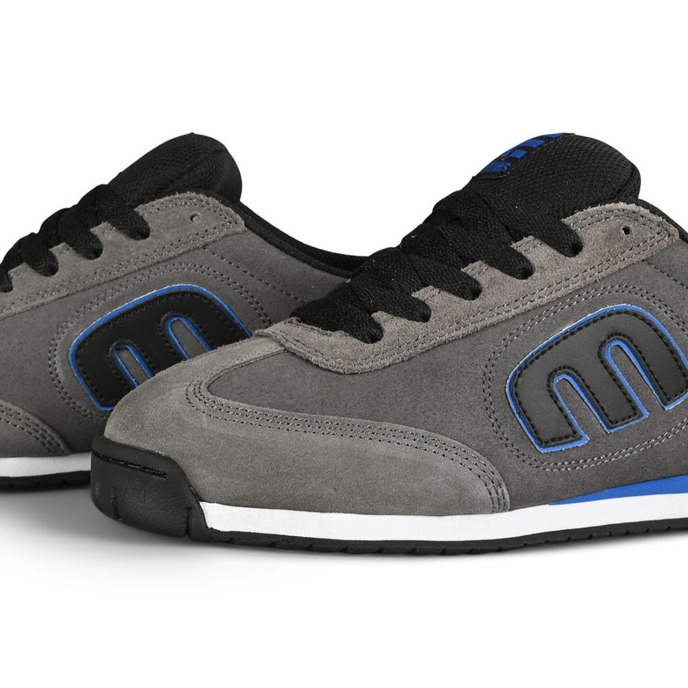 Etnies Lo-Cut II LS Skate Shoes - Grey / Black / Royal