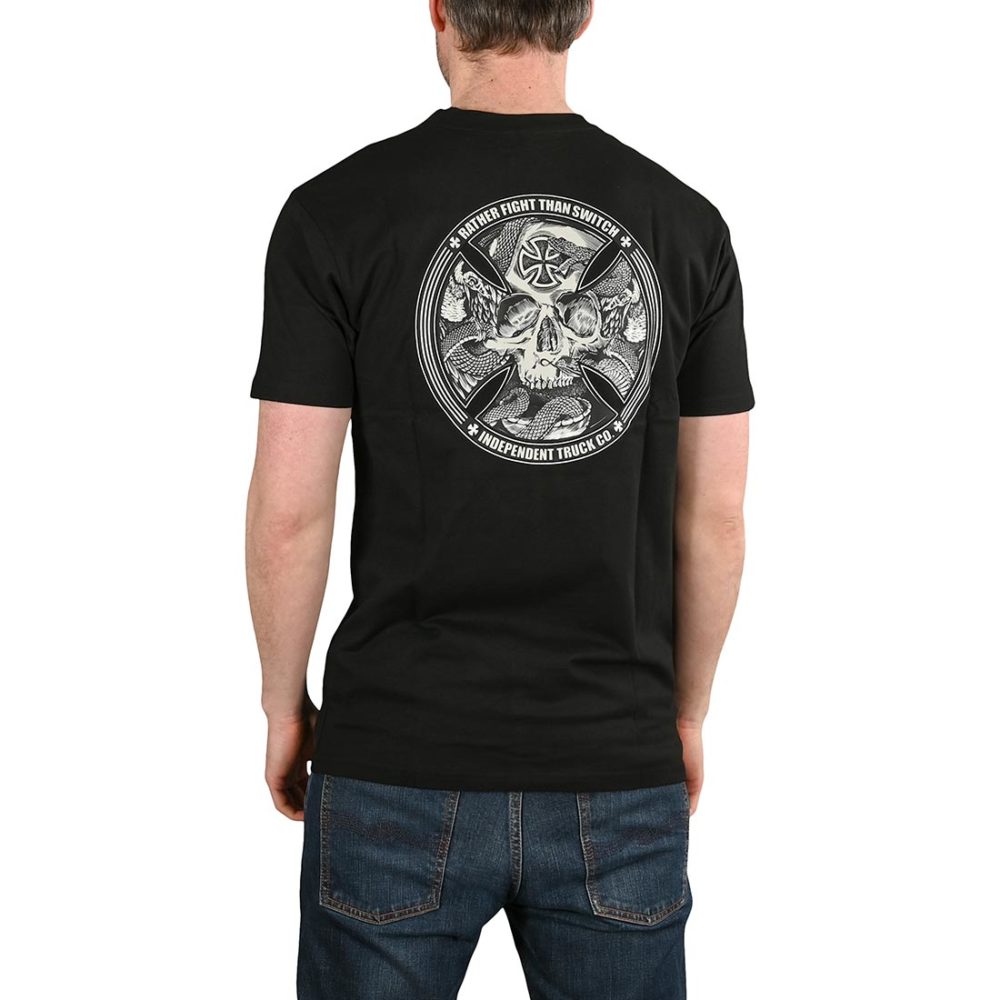 Independent FTS Skull S/S T-Shirt - Black