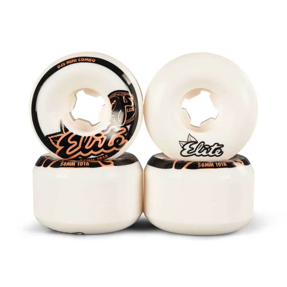 OJ Elite Mini Combo 101a 56mm Skateboard Wheels - White