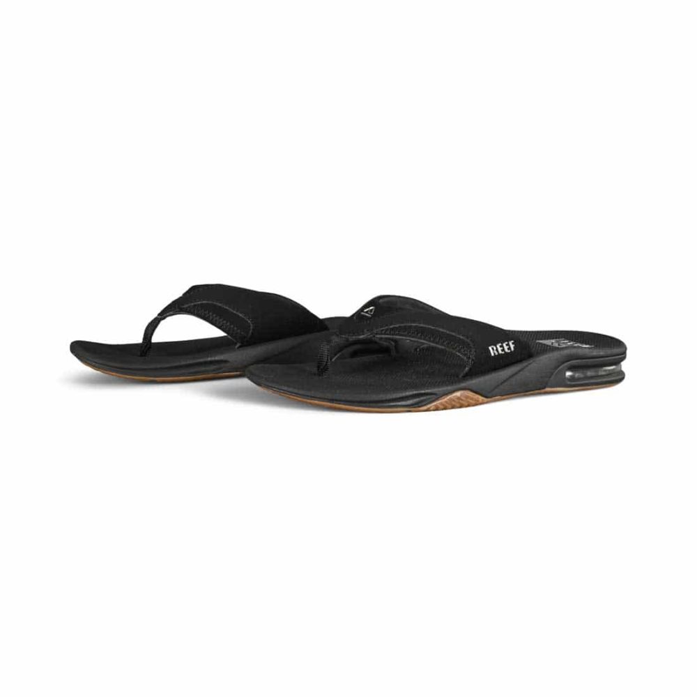 Reef Fanning Sandals - Black / Silver