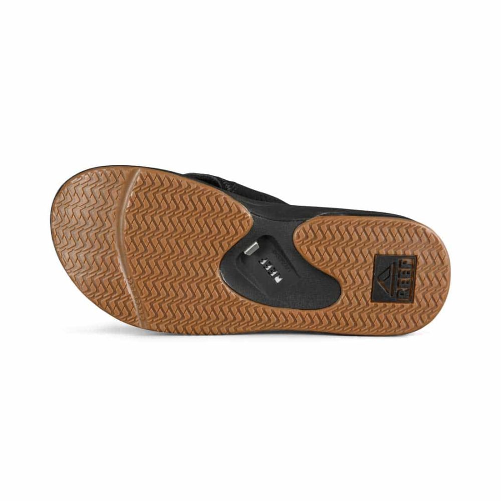 Reef Fanning Sandals - Black / Silver