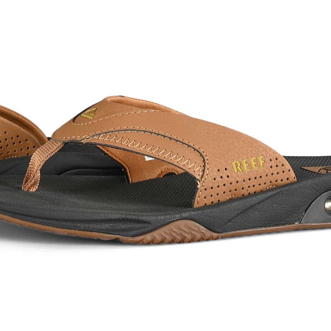 Reef leather fanning sandals online