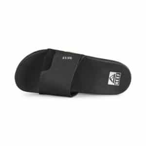 Reef Fanning Slide Sandals - Black/Silver