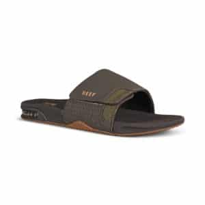 Reef Fanning Slide Sandals - Brown / Gum