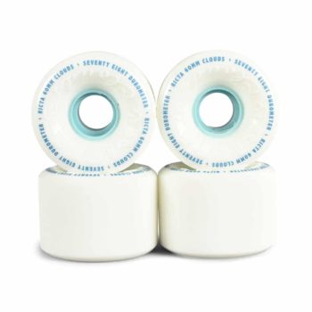 Ricta Clouds 78a 60mm Skateboard Wheels - White