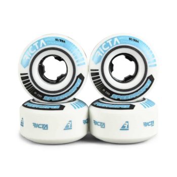 Ricta Speed Rings Slim 99a 51mm Skateboard Wheels - White