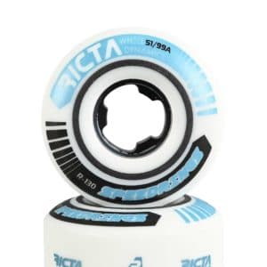 Ricta Speed Rings Slim 99a 51mm Skateboard Wheels - White