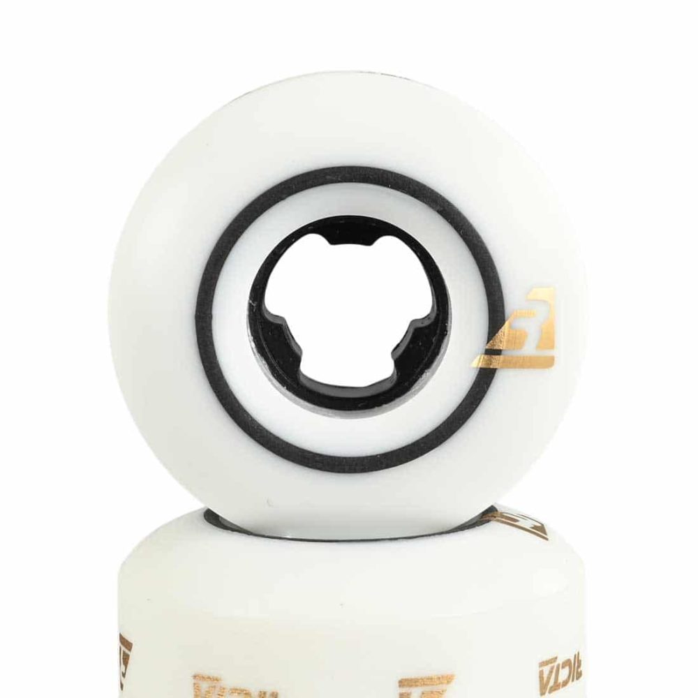 Ricta Speed Rings Slim 99a 52mm Skateboard Wheels - White