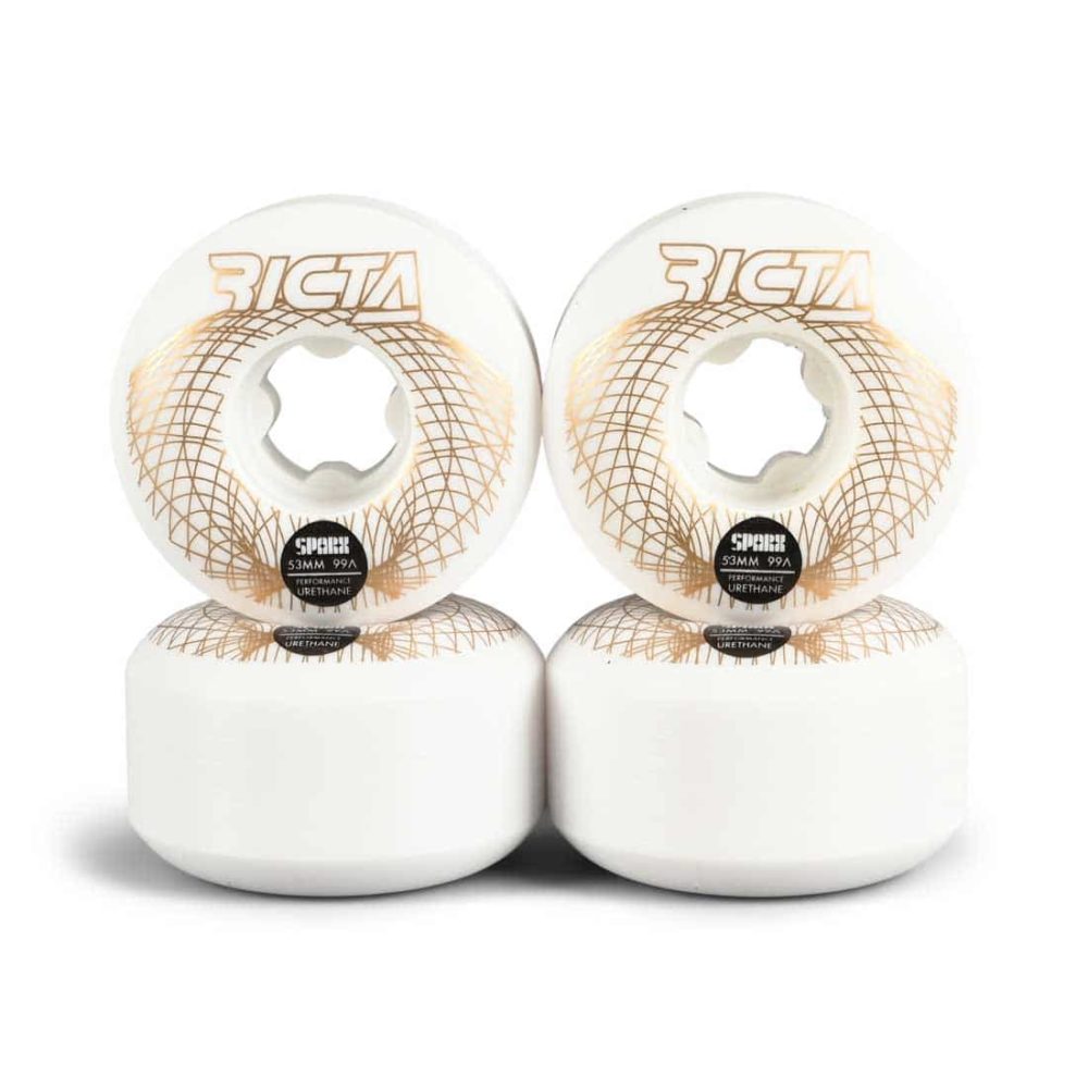 Ricta Wire Frame Sparx 99a 53mm Skateboard Wheels - White