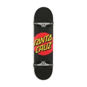 Santa Cruz Classic Dot Full 8" Complete Skateboard - Black