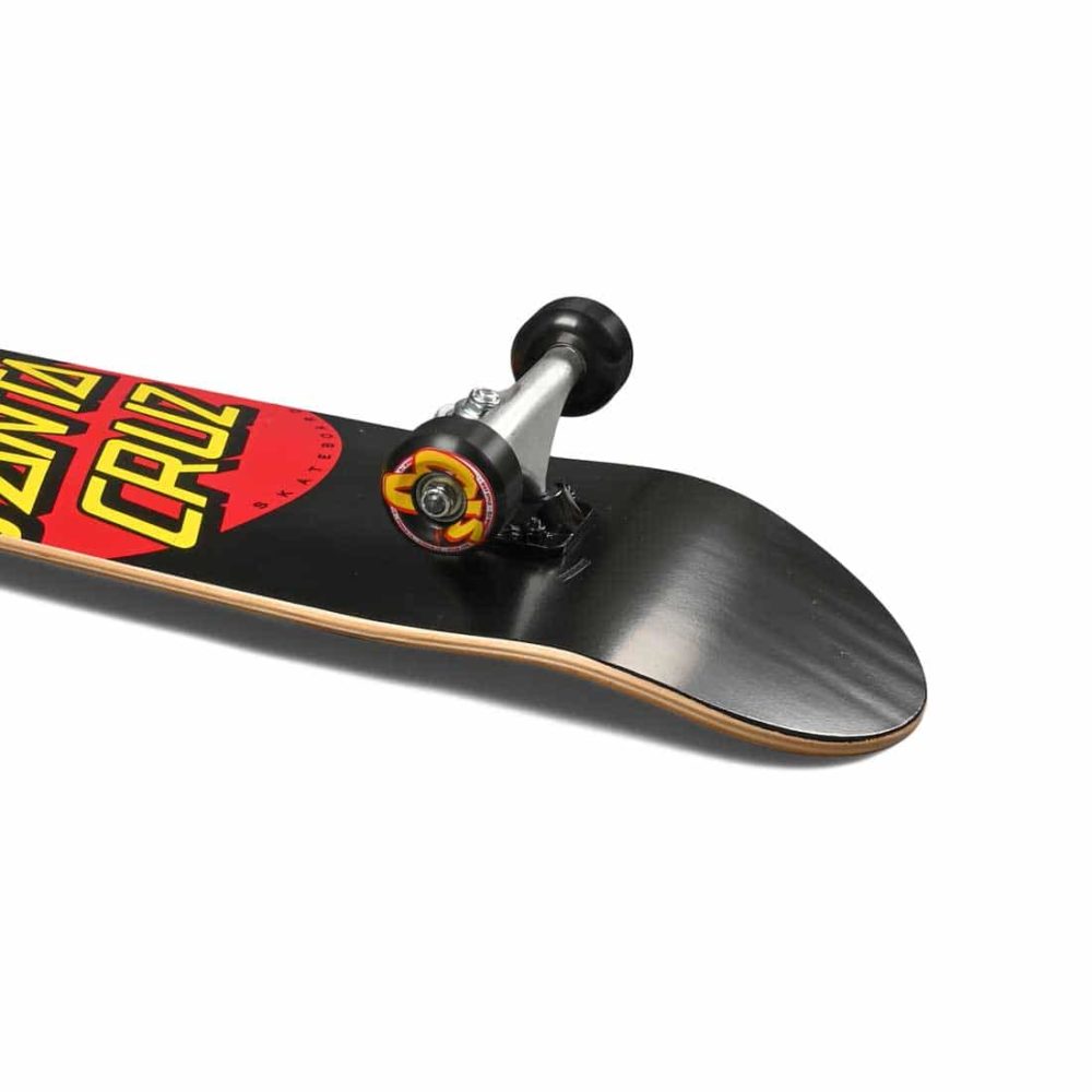 Santa Cruz Classic Dot Full 8" Complete Skateboard - Black