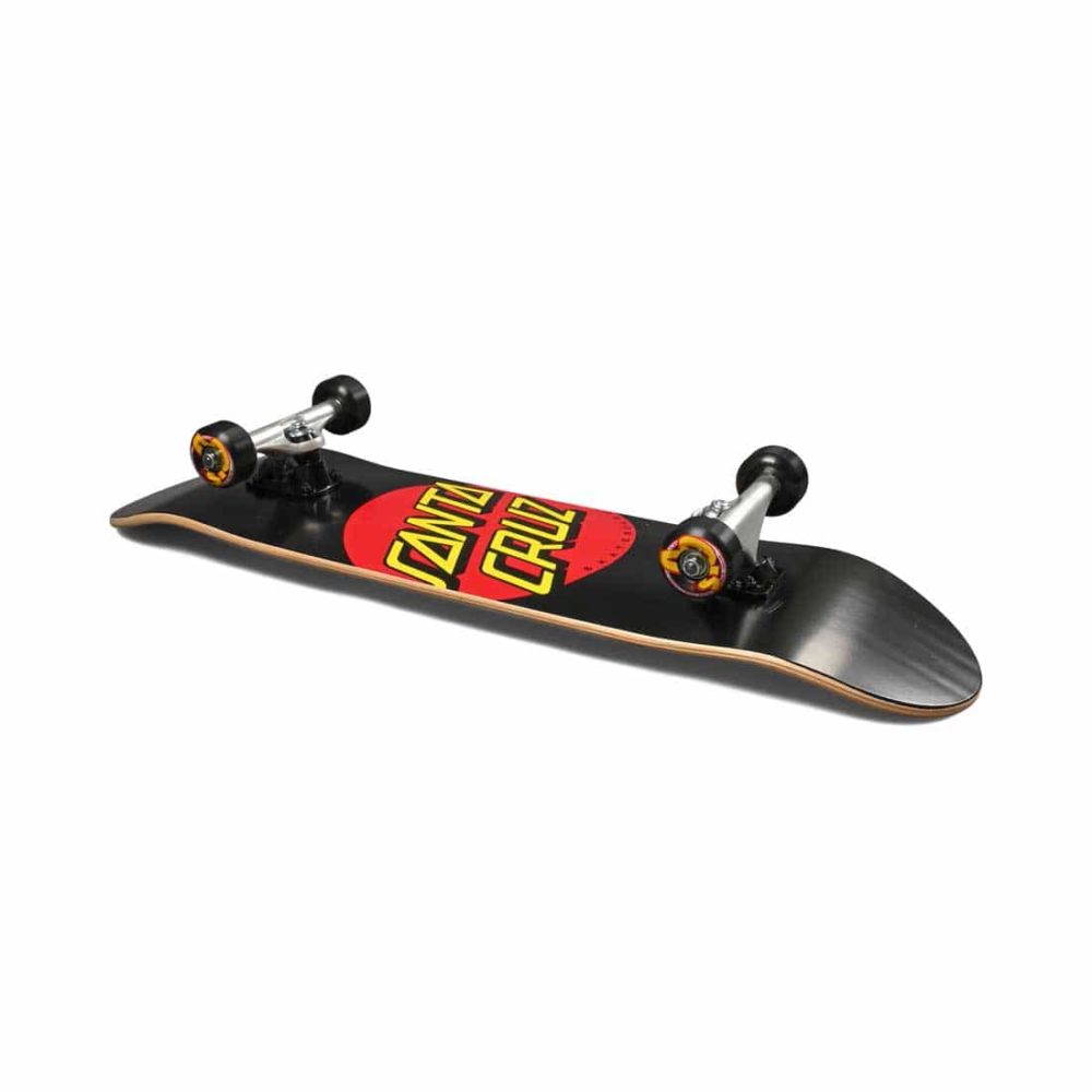 Santa Cruz Classic Dot Full 8" Complete Skateboard - Black