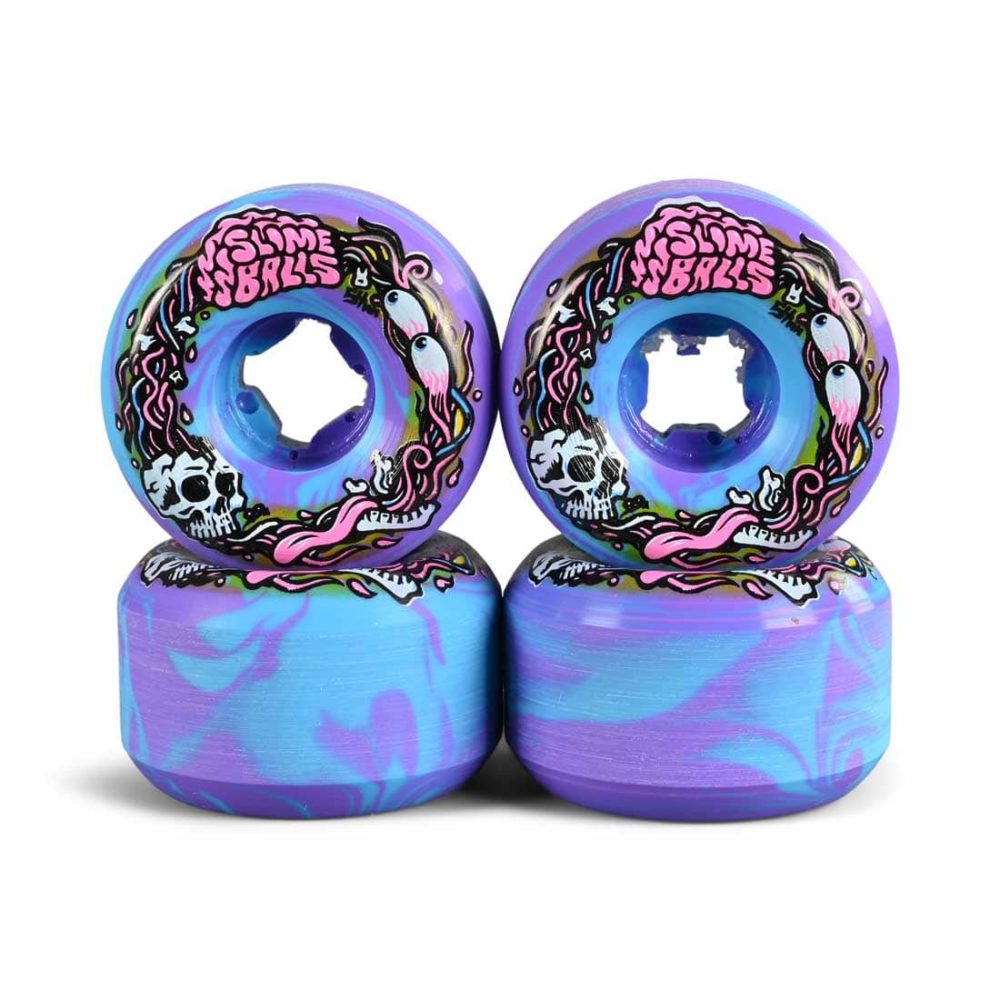 Slime Balls Brains Speed Balls Swirl 99a 54mm Skateboard Wheels