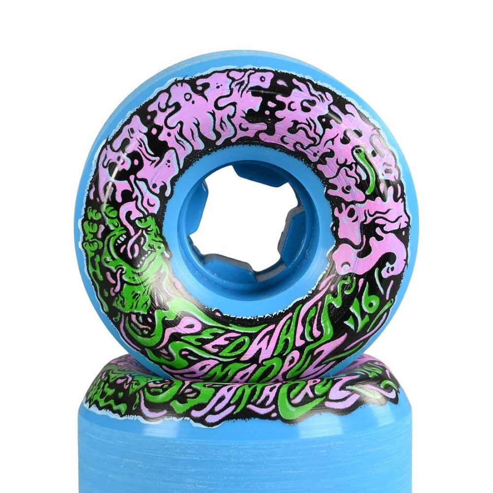 Slime Balls Vomit Mini II 97a 53mm Skateboard Wheels - Blue