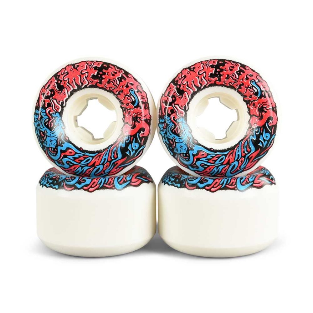 Slime Balls Vomit Mini II 97a 53mm Skateboard Wheels - White