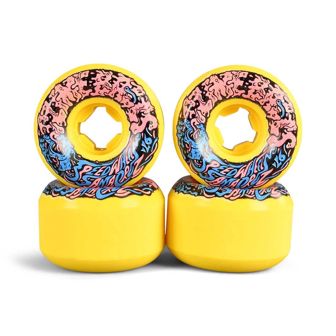 Slime Balls Vomit Mini II 97a 54mm Skateboard Wheels Yellow
