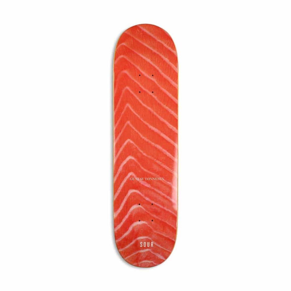 Sour Solution Gustav Tønneson Salmon Skateboard Deck